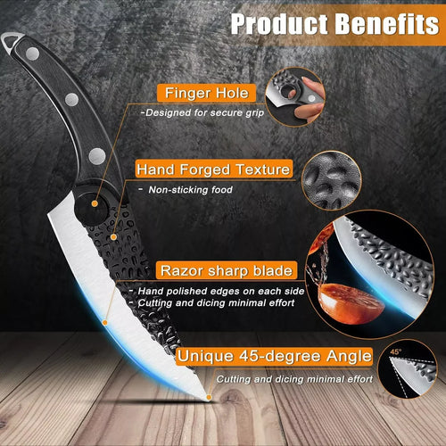 Premium Santoku Knife – Razor-Sharp Japanese-Style Blade for Precision Cutting